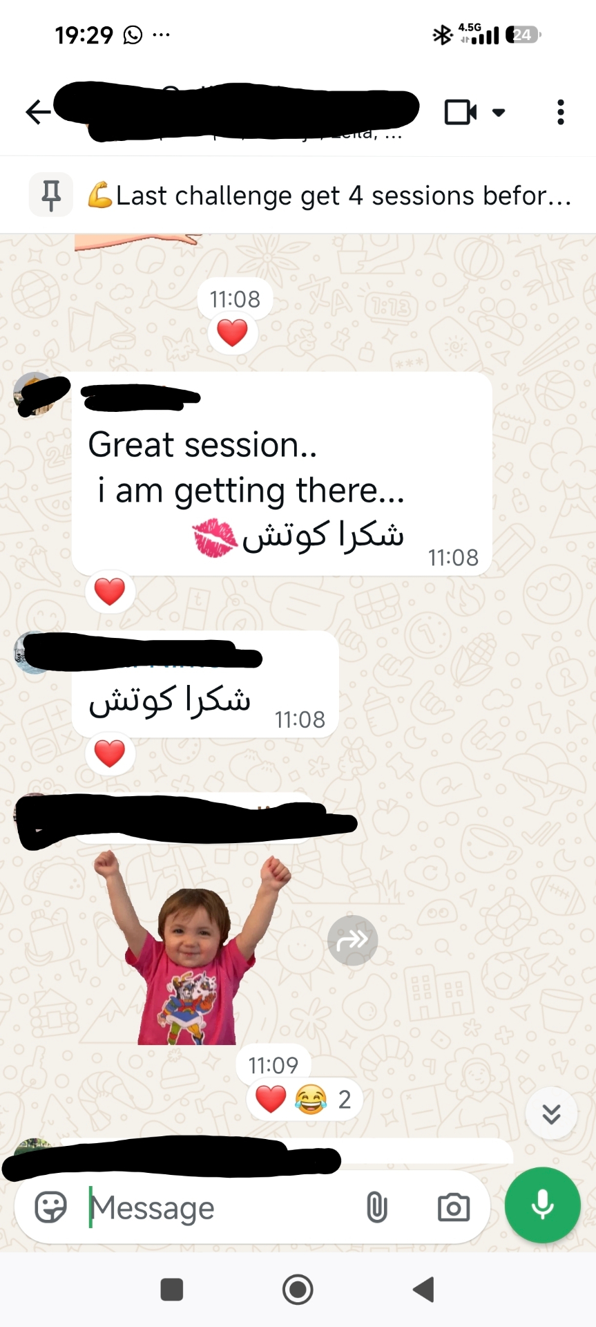 Great session — I'm getting there